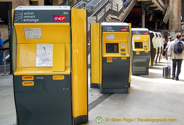 SNCF ticket machines